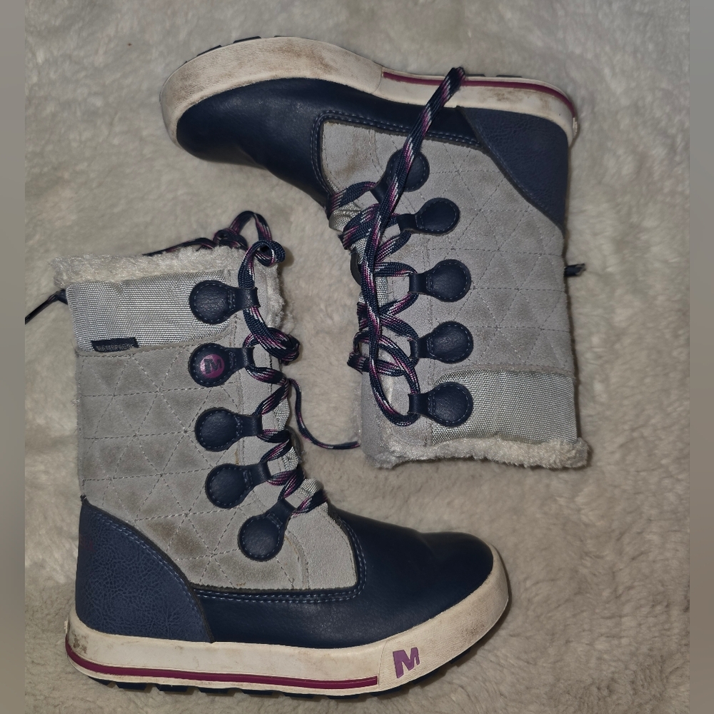 Merrell Heidi kids boots Size 12 Girls Pre Loved Excellent Condition